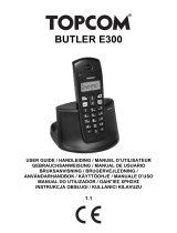 Topcom Butler E300 Manuale del proprietario
