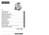 Morphy Richards 2 slice Fusion ‘long’ slot toaster Manuale del proprietario