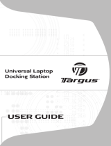 Targus UNIVERSAL LAPTOP DOCKING STATION Manuale del proprietario