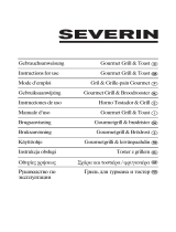 SEVERIN GT2802 GRIL GOURMET IX 2X350W Manuale del proprietario