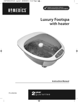 HoMedics Foot spa de luxe FS250 Manuale del proprietario