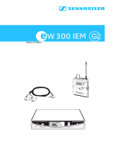 Sennheiser EW 300 IEM G2 Manuale del proprietario