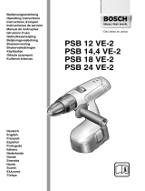 Bosch psb 12 0 ve 2 Manuale del proprietario