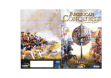 GAMES PC AMERICAN CONQUEST-TROIS SIECLES DE GUERRE Manuale del proprietario