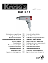 Kress 1600 HLG E Manuale del proprietario