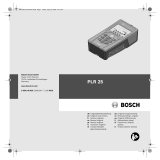 Bosch PLR 25 Manuale del proprietario