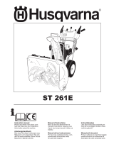 Husqvarna Sneeuwmachine ST261E Manuale del proprietario