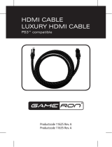 AWG HDMI CABLE LUXURY HDMI CABLE Manuale del proprietario