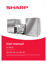 Sharp XLB510BK 40 W Bluetoo Manuale del proprietario