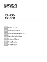 Epson XP-750 Manuale del proprietario