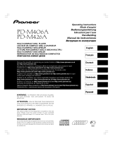 Pioneer PD-M406A Manuale del proprietario