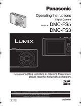 Panasonic DMCFS3P - Lumix Digital Camera Operating Instructions Manual
