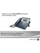 Alcatel-Lucent OmniPCX Office 4029 Manuale utente