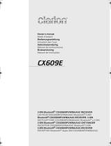Clarion CX609E Manuale utente