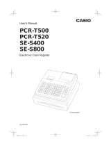 Casio SE-S800 Manuale utente