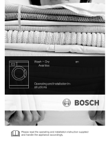 Bosch Avantixx WVD24460GB Manuale del proprietario