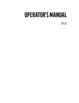 Volvo Penta D12 Manuale utente