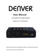 Denver DVBS-202HD Manuale utente