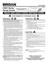 Broan CBD1 Series Istruzioni per l'uso