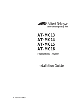 Allied Telesis AT-MC16 Guida d'installazione
