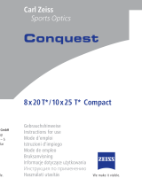 Zeiss Conquest 8x20 B Instructions For Use Manual