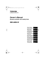 Toshiba RBC-AMS41E Manuale del proprietario