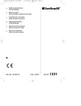 EINHELL RT-TS 1221 Manuale del proprietario