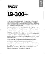 Epson LQ-300+II Guida Rapida