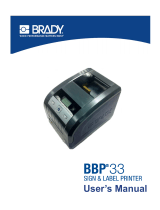 Brady BBP 33 Manuale utente