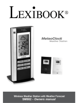 Lexibook MeteoClock SM882 Manuale del proprietario