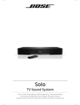 Bose Solo TV Sound Manuale del proprietario