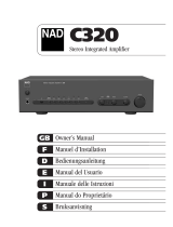 NAD C320 Manuale del proprietario