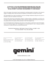 Gemini CDJ-700 Manuale utente