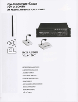 RCS VLA-120C, 240C Manuale del proprietario