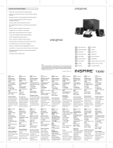 Creative INSPIRE T3200 Manuale del proprietario