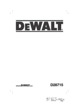DeWalt D28715 T 1 Manuale del proprietario