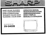 Sharp DV5403S Manuale del proprietario