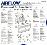 Airflow Roomvent T (O7) Istruzioni per l'uso