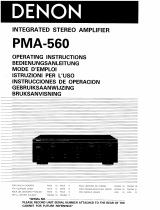 Denon PMA-560 Manuale del proprietario