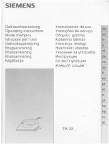Siemens IRON TB 22... Manuale del proprietario