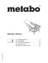 Metabo BKS 400 Plus Manuale del proprietario