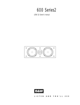 Bowers & Wilkins 600 2 Series Manuale del proprietario