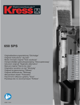 Kress SPS 650W Manuale del proprietario