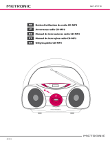 Metronic RADIO CD-MP3 Manuale del proprietario