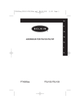 Belkin ADAPTATEUR PDA USB #F5U109EA Manuale del proprietario