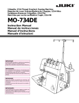 Juki MO-734DE Manuale del proprietario