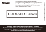 Nikon COOLSHOT 40i GII Manuale utente