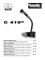 AKG C 419 III Manuale del proprietario