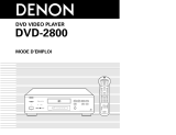 Denon DVD-2800 Manuale del proprietario