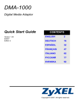 ZyXEL Communications DMA-1000 Manuale utente
